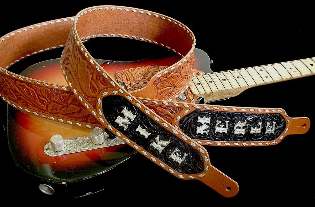 Custom-Order Guitar Straps « El Dorado Leather Guitar Straps & Accessories