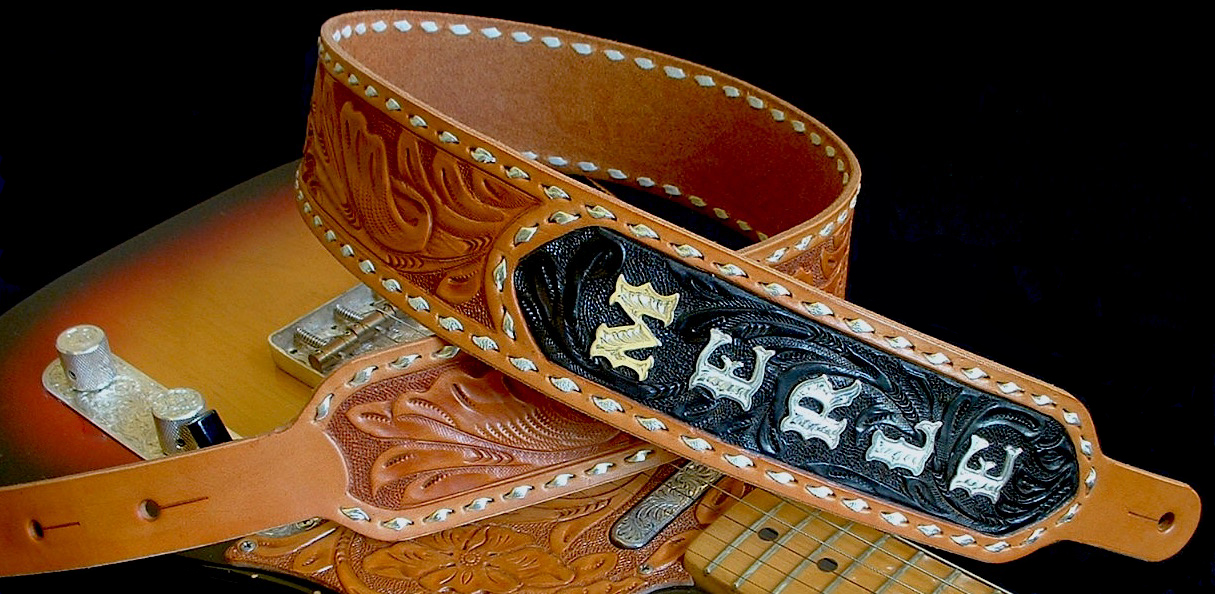 custom western guitar straps